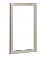 Telaio espositore da parete per cassettiere CRYSTAL BOX - H 125 cm