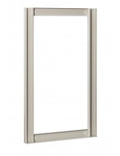 Telaio espositore da parete per cassettiere CRYSTAL BOX - H 125 cm