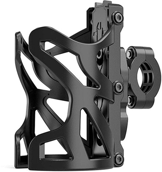 Porta bottiglie - Bicicletta - Mountainbike - Porta bottiglia per bicicletta - Leggero - Lega di alluminio leggera con viti e attrezzi per attività all'aperto - Motocicletta - Nero