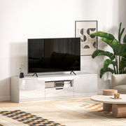 MOBILE TV 160 cm Bianco con 2 ante e cassetto