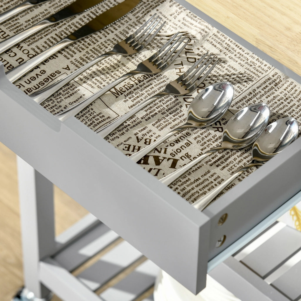 Tavolino da caff¨¨ rotondo con ruote e ripiano in legno ¨C zephmum ¨C 50x50x70 cm