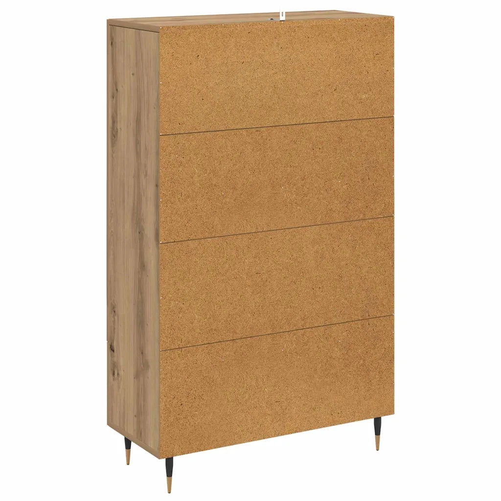 Credenza con Cassetto-Buffet-Armadio da cucina Rovere artigianale 69,5 x 31 x 115 cm 176552