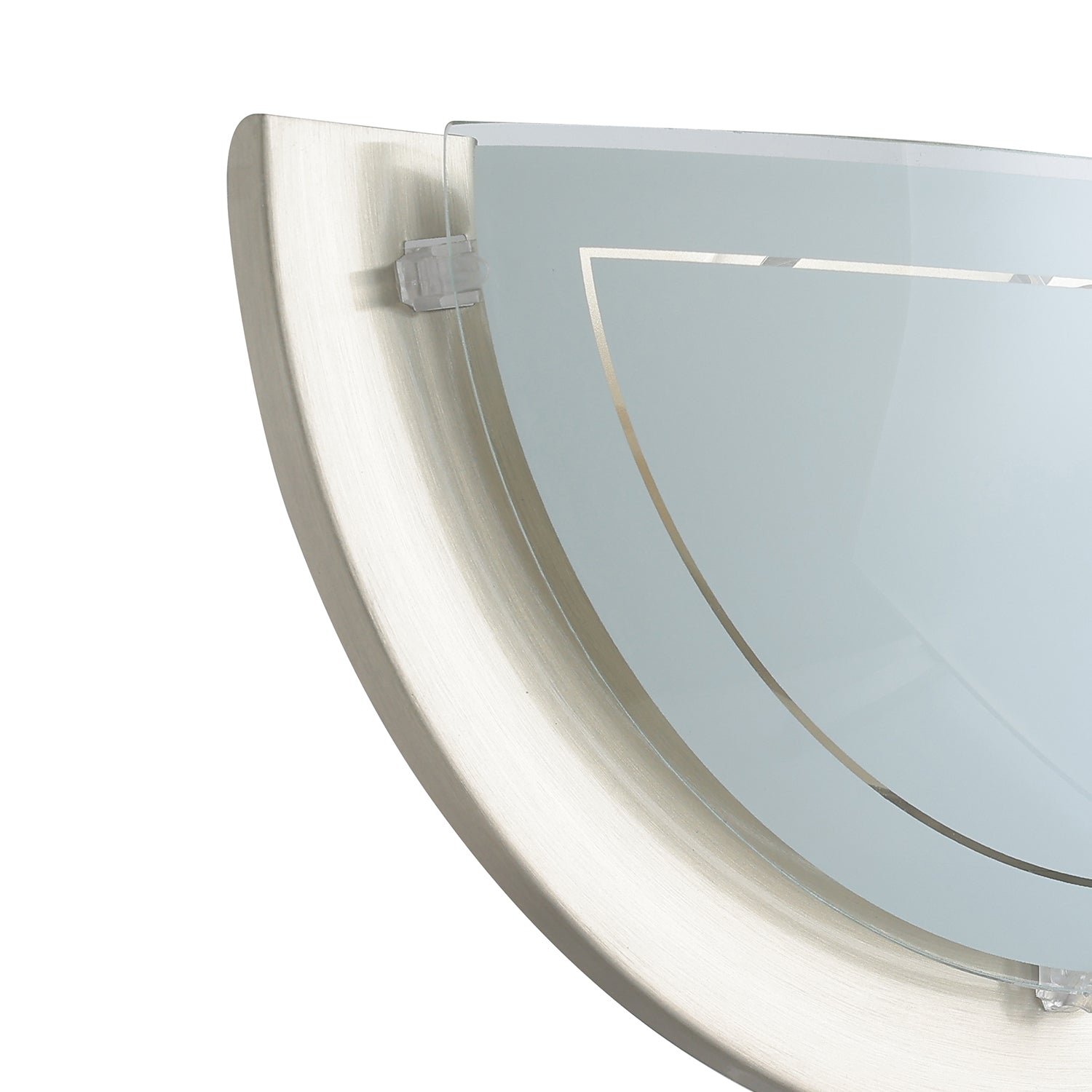 Applique Contemporanea Planet 1 Acciaio Nichel Satinato 1 Luce E27