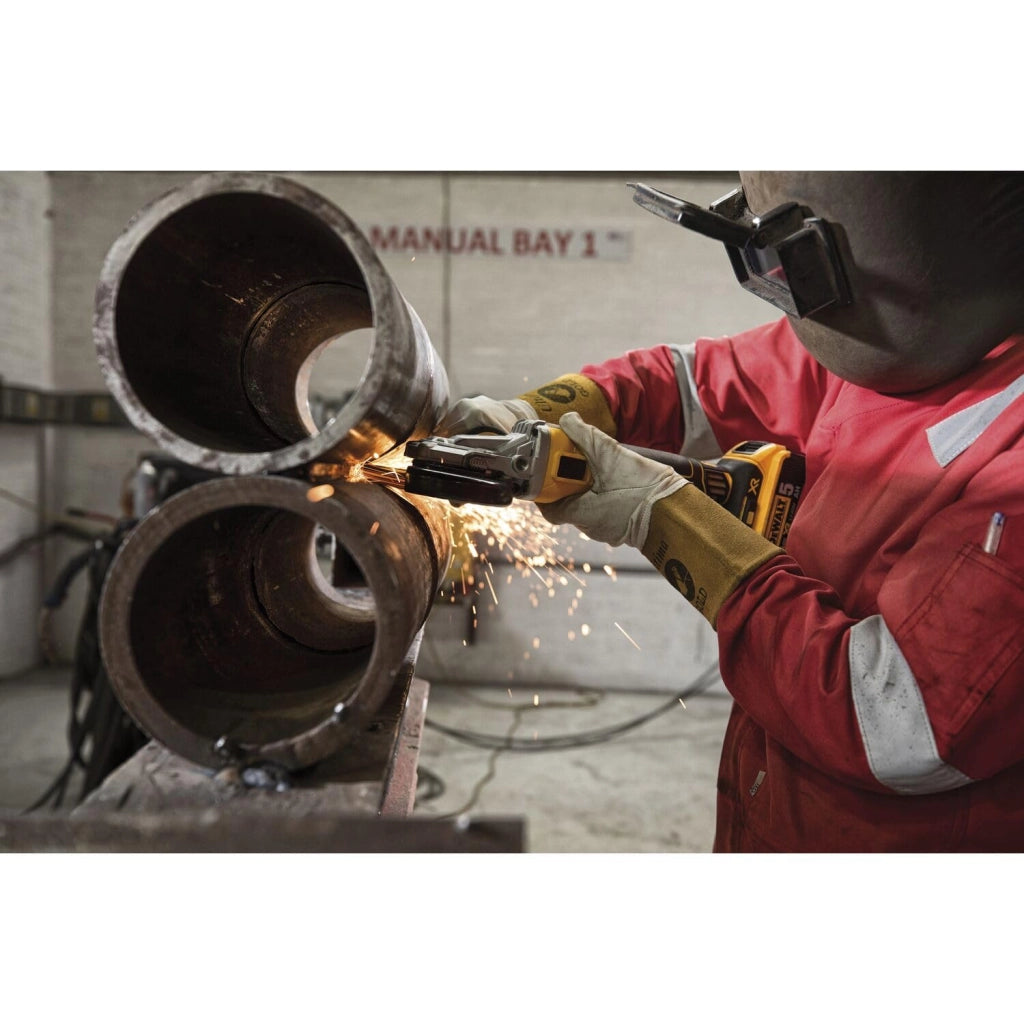 Smerigliatrice Angolare DeWalt XR 18V Brushless 125 mm Testa Piatta DCG405FNT-XJ Solo Macchina con Valigetta TSTAK