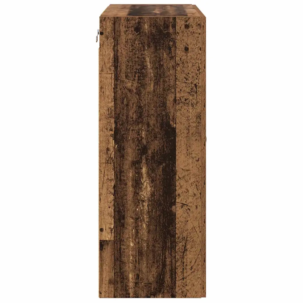 Armadi da Parete 2 pz Legno vecchio 69,5 x 34 x 90 cm CFW5486540