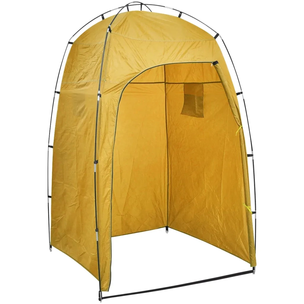 Tenda per Doccia/WC/Spogliatoio-Tenda Doccia Portatile Gialla