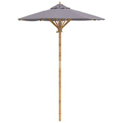 Ombrello | Parasol da giardino Grigio scuro ? 150 x 210 cm Bamb¨´