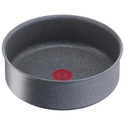 Lagostina 2100127317 Ingenio Mineralis Tegame Antiaderente 24 cm Alluminio Riciclato Manico Amovibile Induzione colore Grigio
