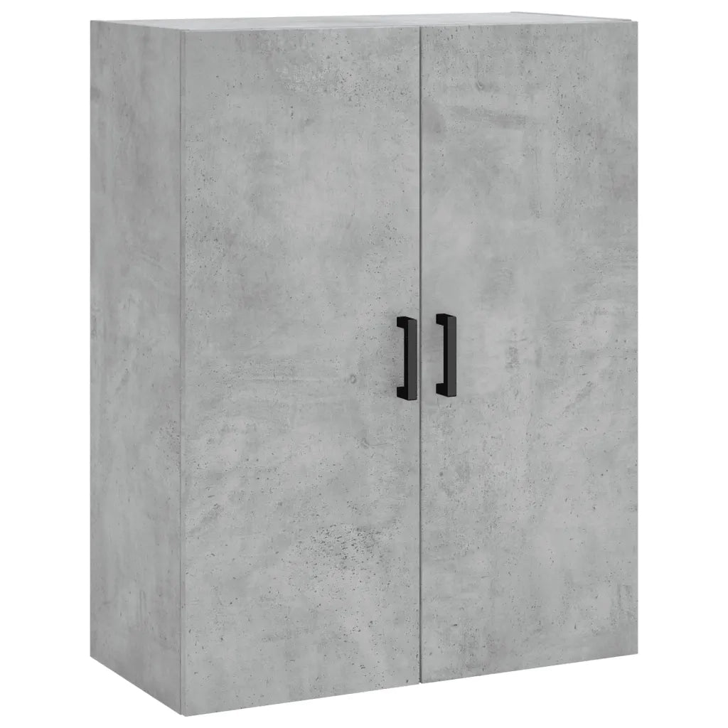 Credenza-Buffet-Armadio da cucina Grigio Cemento 69,5x34x180 cm in Legno Multistrato 809395