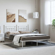 Giroletto con Testiera Metallo Bianco 183x213 cmcod mxl 105768