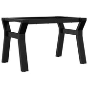 Gambe per tavolino da caffè robuste a forma di Y facili da montare 60 x 40 x 38 cm acciaio nero 02_0047248