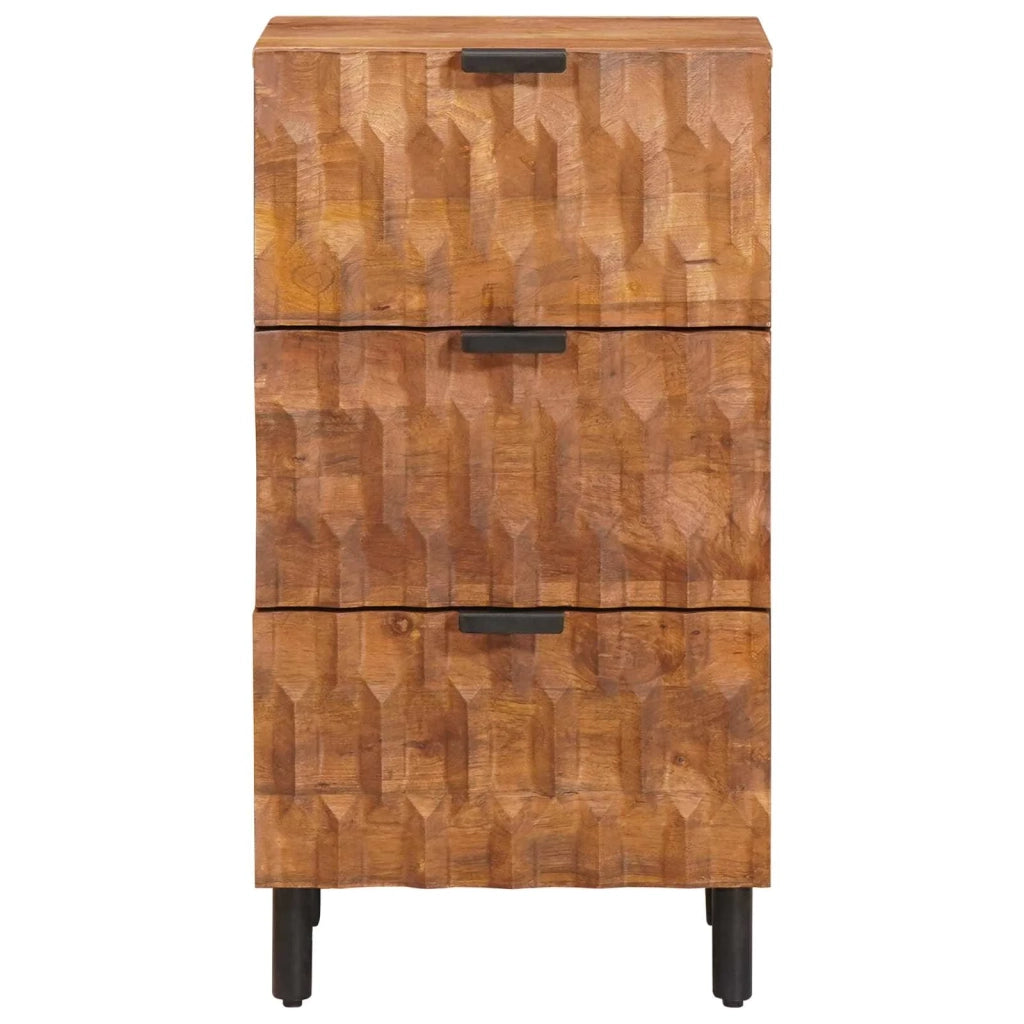 Credenza con cassetto Finitura Marrone Acacia 40 x 33 x 75 cm 4017923