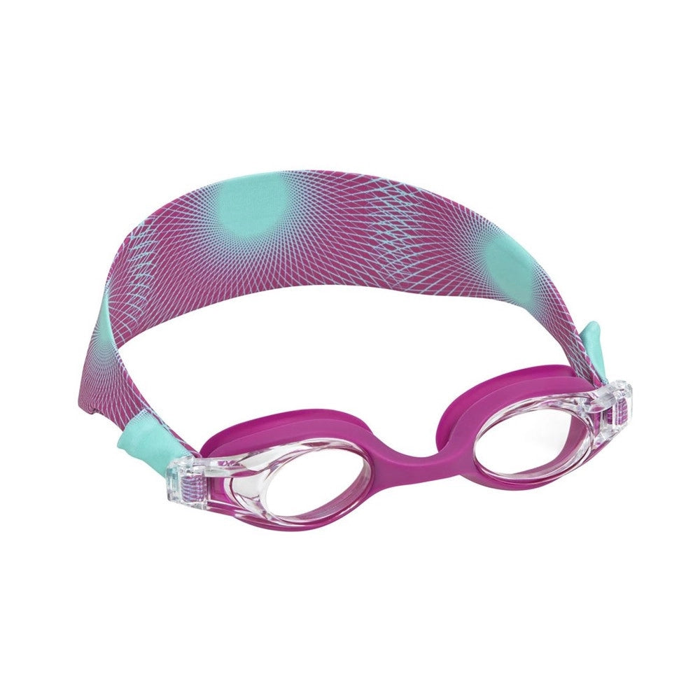 Trade Shop - Occhialini Da Nuoto Splashflex Cinturino Regolabile Per Bambini 7+ Anni 3 Colori 21177 -