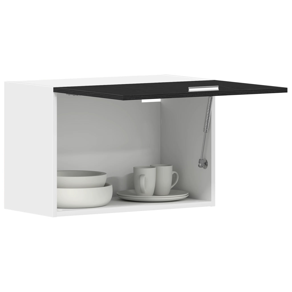 Armadio a Sospensione  in Rovere Nero - 60x31x60 cm, Realizzato in Legno Ingegnerizzato