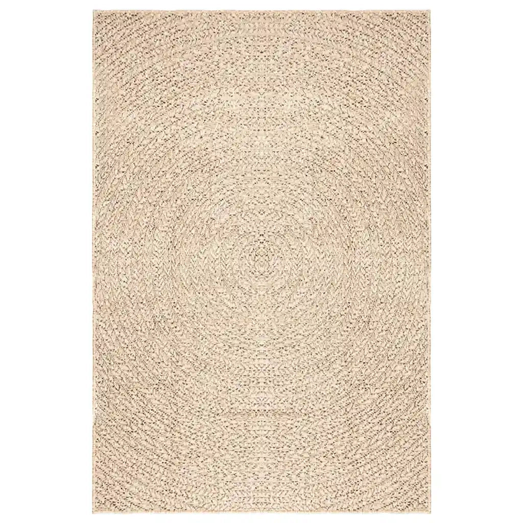 Tappeto ZIZUR Beige 140x200 cm Aspetto Iuta Interni ed Esterni 4010408