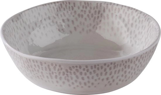 Scatola Ø 18 cm - Altezza 55 cm - 06 litri - Melamina - Bianco Grigio Decorativo