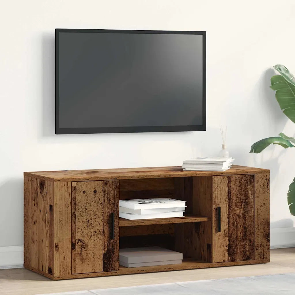 Mobile TV-Credenza per TV-Console TV Legno vecchio 100 x 35 x 40 cm Legno multistrato 109946