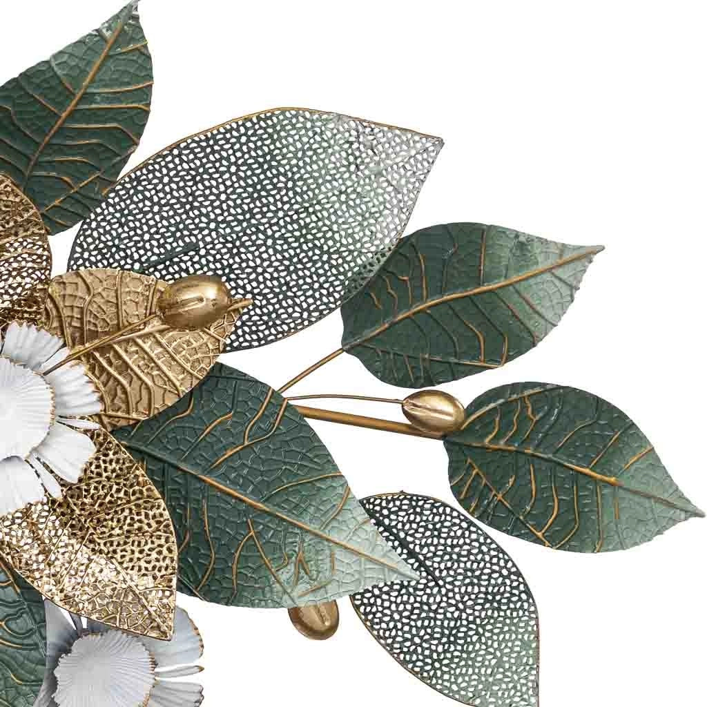 Carta da parati decorativa in metallo 134,0x67,3x8,9