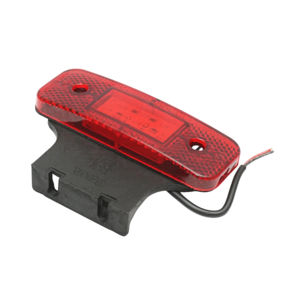 Luce di posizione laterale LED 12/24V rossa con supporto 115x40x15mm Breckner Germany