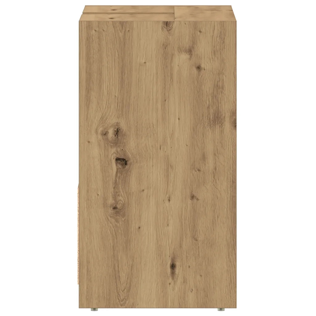 Mobile Lavabo Bagno-Armadietto da bagno Rovere Artigianale Legno Multistrato 360366
