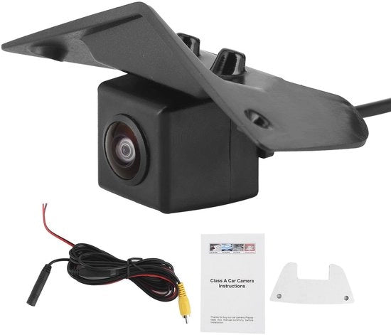 Camera di Viso Anteriore IP68 Impermeabile - Sensore CCD - Angolo di Visuale 170 Gradi - Adatto per Vito/Viano Classe A/B/C/E - Visibilità Notturna - Inclusa Montatura Cavo Albero - Telecamera di Parcheggio