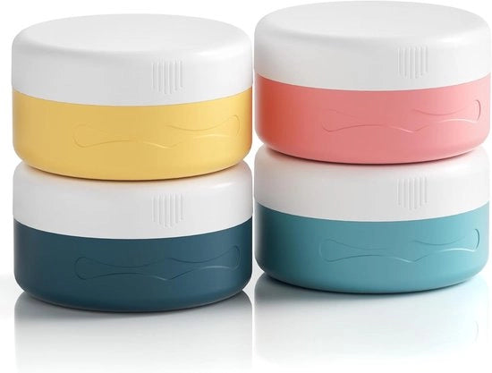 Contenitori di trasporto per articoli igienici - BPA-free - 3 pezzi - 40 ml - Imbottiti