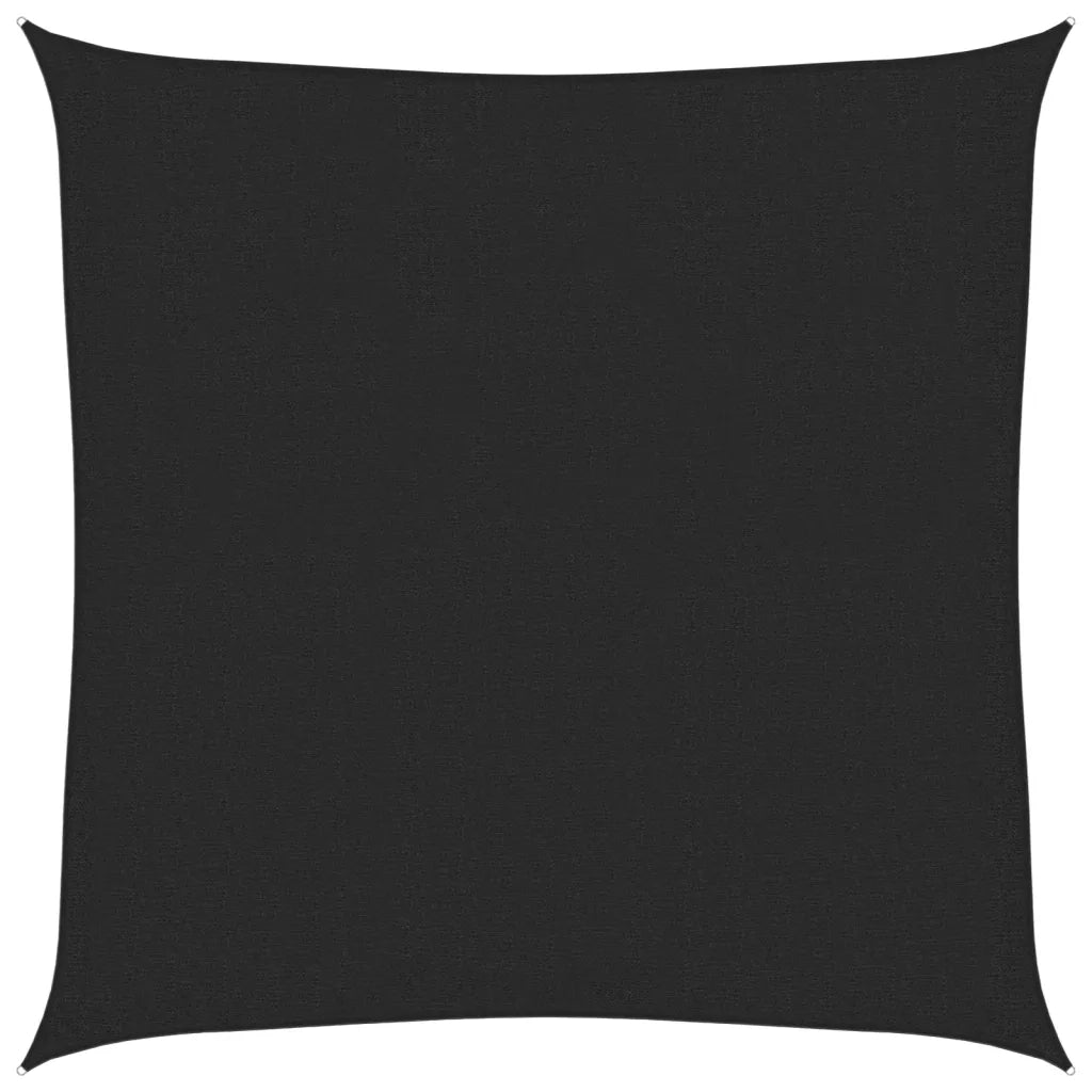 Vela Parasole 160 g/mÂ² Nera 3,6x3,6 m in HDPE cod mxl 20216