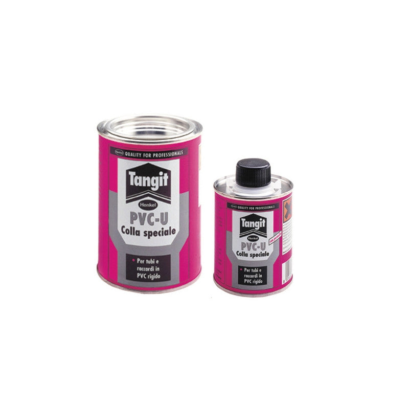 Colla Tangit PVC 500 g con pennello – adesivo professionale per tubi e raccordi