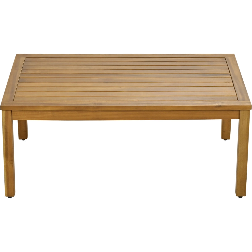 Set Salotto da Giardino con Divano, 2 Poltrone e Tavolino ¨C MINIMAL ¨C Polyrattan Acacia Grigio