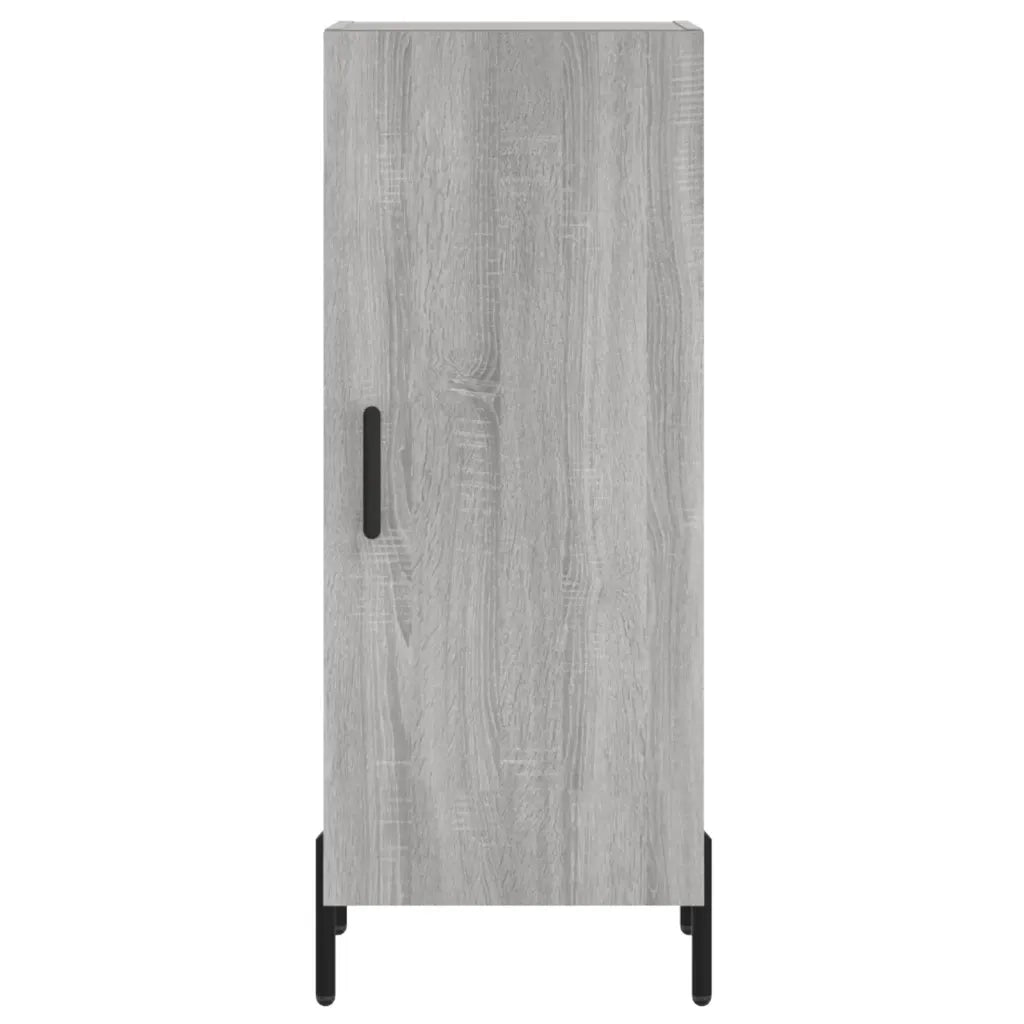 Credenza-Buffet-Armadio da cucina Grigio Sonoma 34,5x34x90 cm in Legno Multistrato 122887