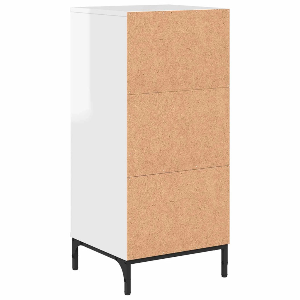 Mobile da Bagno Bianco Lucido 39,5 x 36 x 88 cm 883398