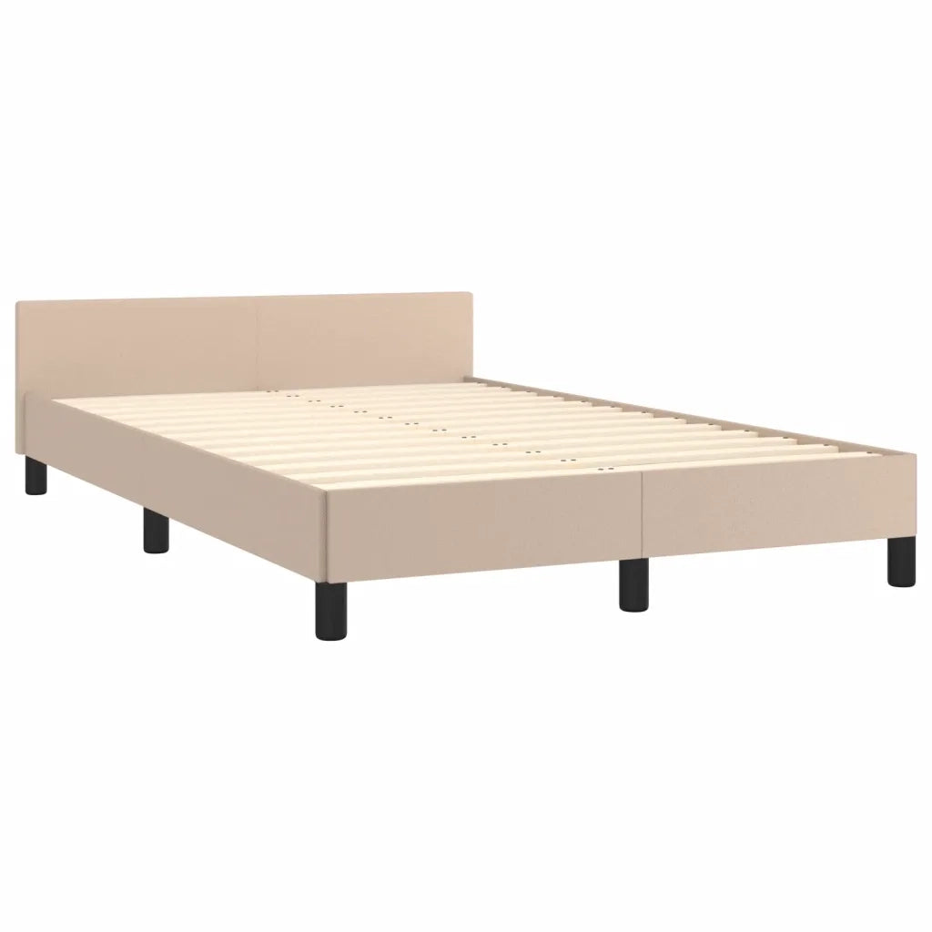 Giroletto con Testiera Cappuccino 120x200 cm in Similpelle 3125444