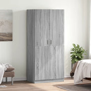Armadio Grigio Sonoma 80x52x180 cm in Legno Multistrato 815352