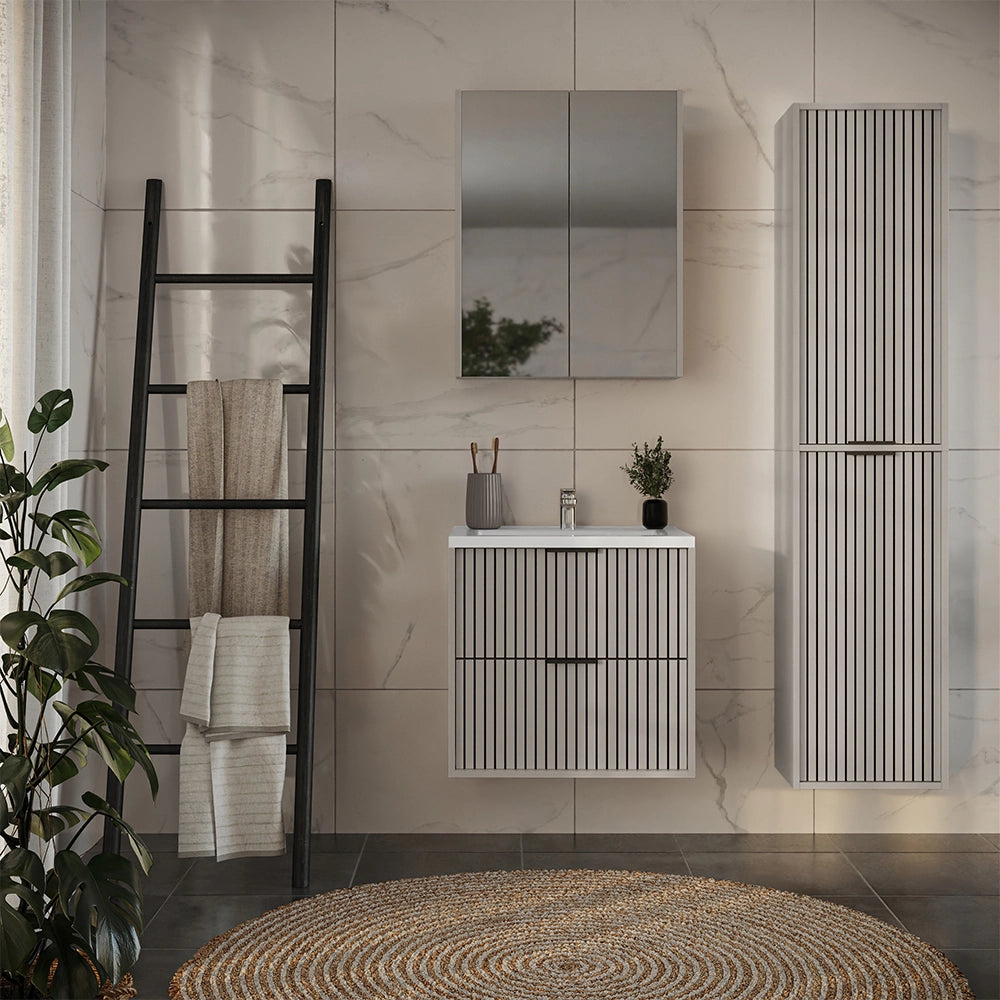 Vicco Set di mobili da bagno Cachemire 4 parti