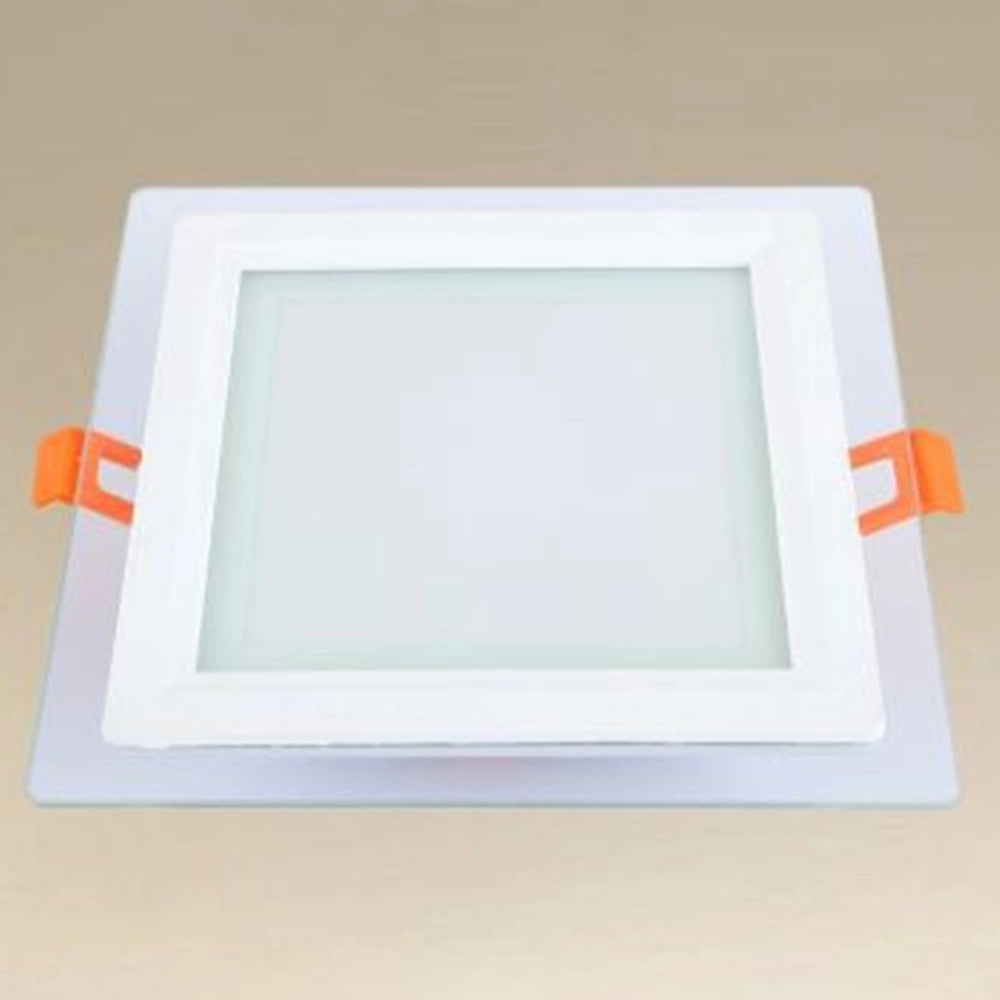 Trade Shop - Pannello Led Incasso Luce 3000k-6500k 12w Quadrato Am-cs-12 Con Bordo Traparente 00687 -
