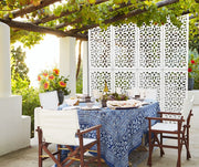 CANTERBURY - Pannello in PVC traforato - Parasole Colore: bianco, Misura: 50x150 cm