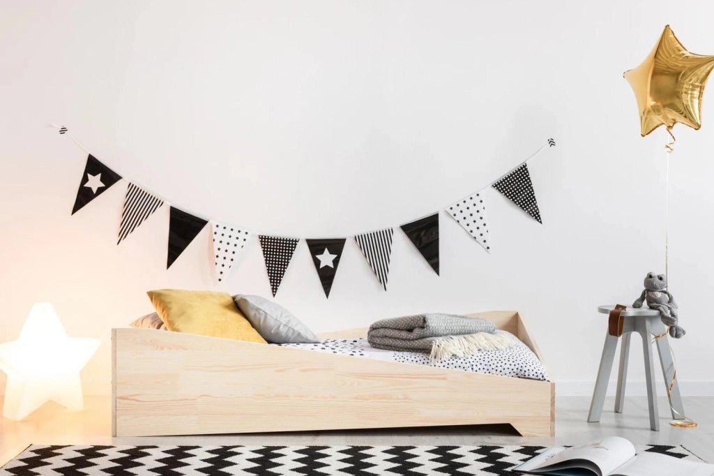 Lettino Montessori ASTRO beige 143 x 75 cm