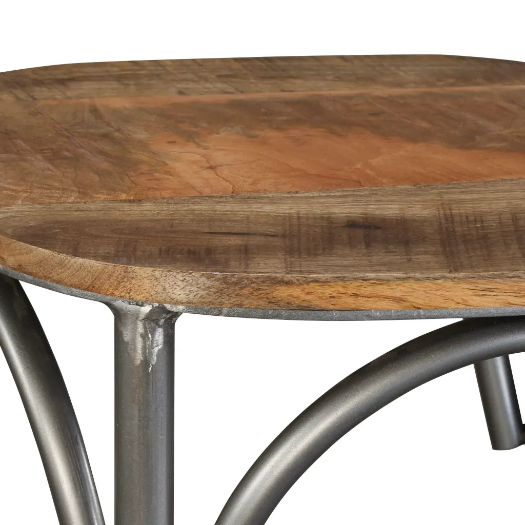 Sgabello da Bar in Legno Massello di Mango cod mxl 73454
