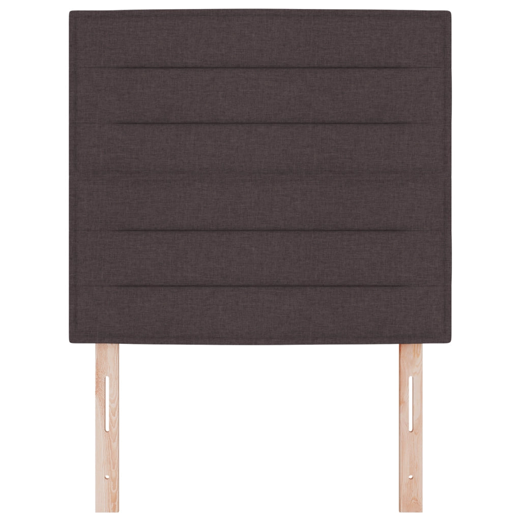 Testiera Design Linee Marrone Scuro 100 cm Tessuto