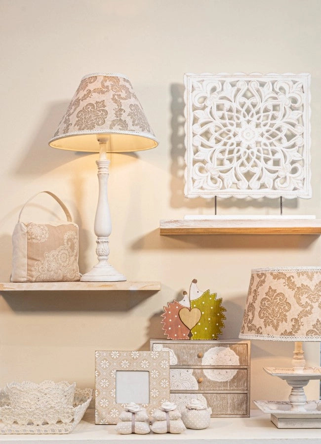 Cassettiera Legno Tortora Boho da Interno - RAFAEL