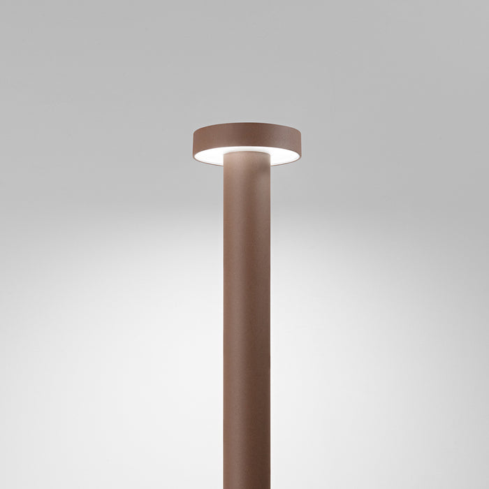 Paletto Esterno Moderno Stool Alluminio Corten Led 12W 3000K Ip65