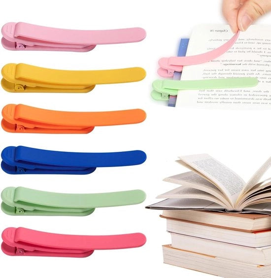 6 pezzi di segnalibri automatici per bambini - accessori per la lettura