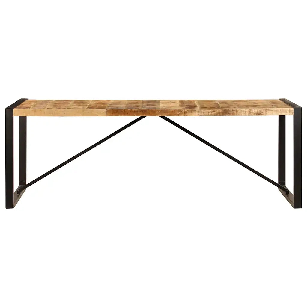 Tavolo da Pranzo 220x100x75 cm in Legno Massello di Mango cod mxl 25026