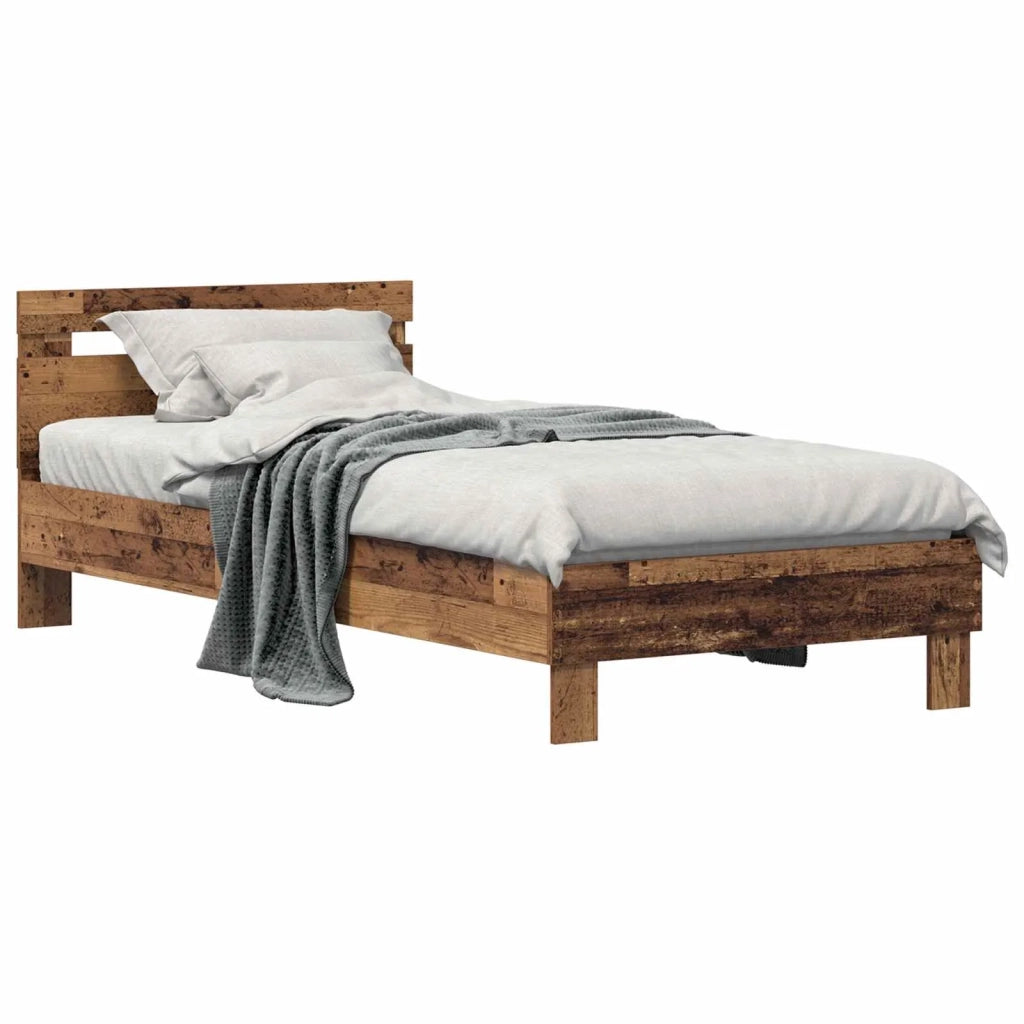 Struttura del letto Legno vecchio 75 x 190 cm Legno multistrato 8003736