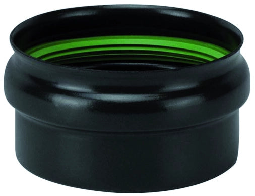 Save TAPPO PER DEVIAZIONE A T PER STUFA A PELLET LIGHT SENZA GUARNIZIONE Col. Nero opaco Ø cm. 8