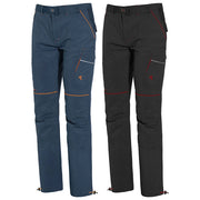 Issaline 9032B Boom Light Pantaloni da Lavoro Estivi Stretch Softshell 4-Way 92% Poliestere 8% Spandex colore Blu Avio
