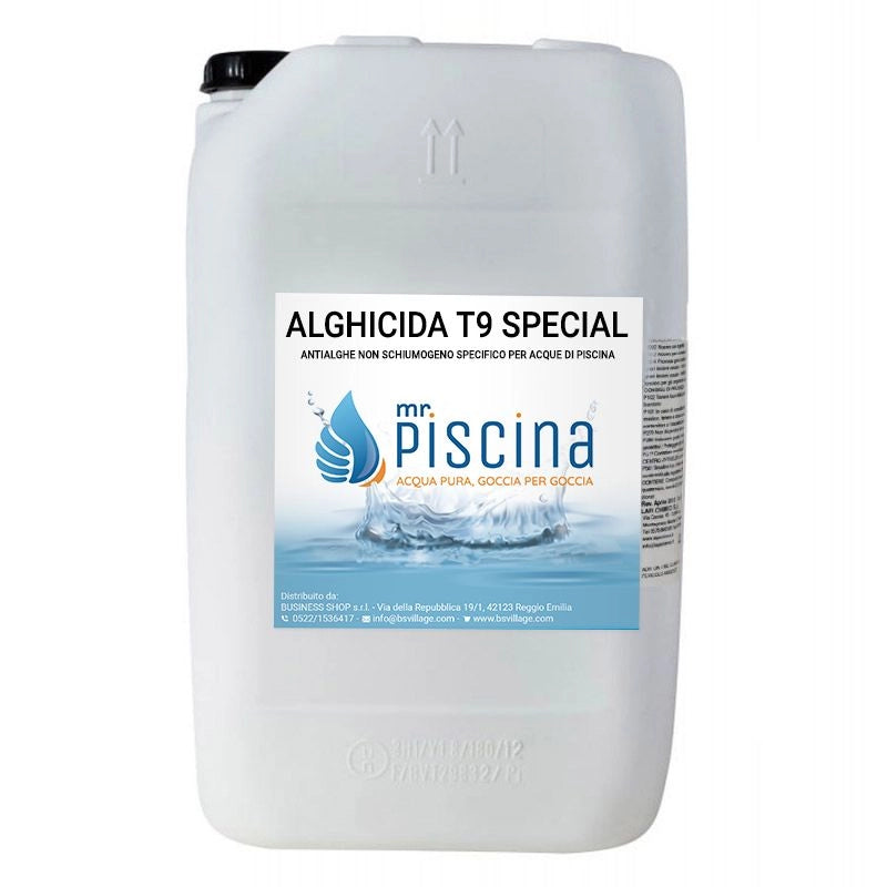 Antialghe piscina ALGHICIDA T9 SPECIAL - Non schiumogeno Quantità confezione: 1 pezzo