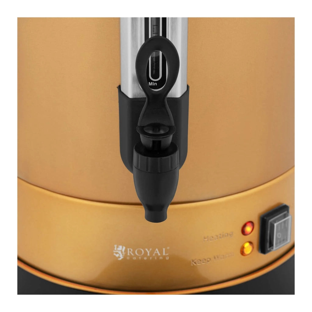 Macchina da caffè filtro macchina da caffè filtro macchina da caffè professionale percolatore elettrico 14 litri acciaio inox dorato 14_0004684