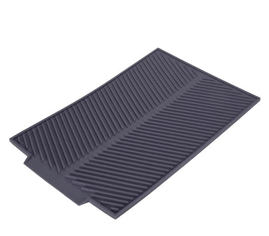 Mat di Drenaggio in Silicone - 39x25cm - Adatto per Bar e Ristoranti - Grigio