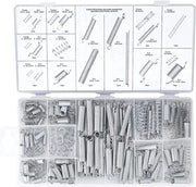 Set di assortimento di vernici - 20 misure - 200 pezzi - acciaio inossidabile